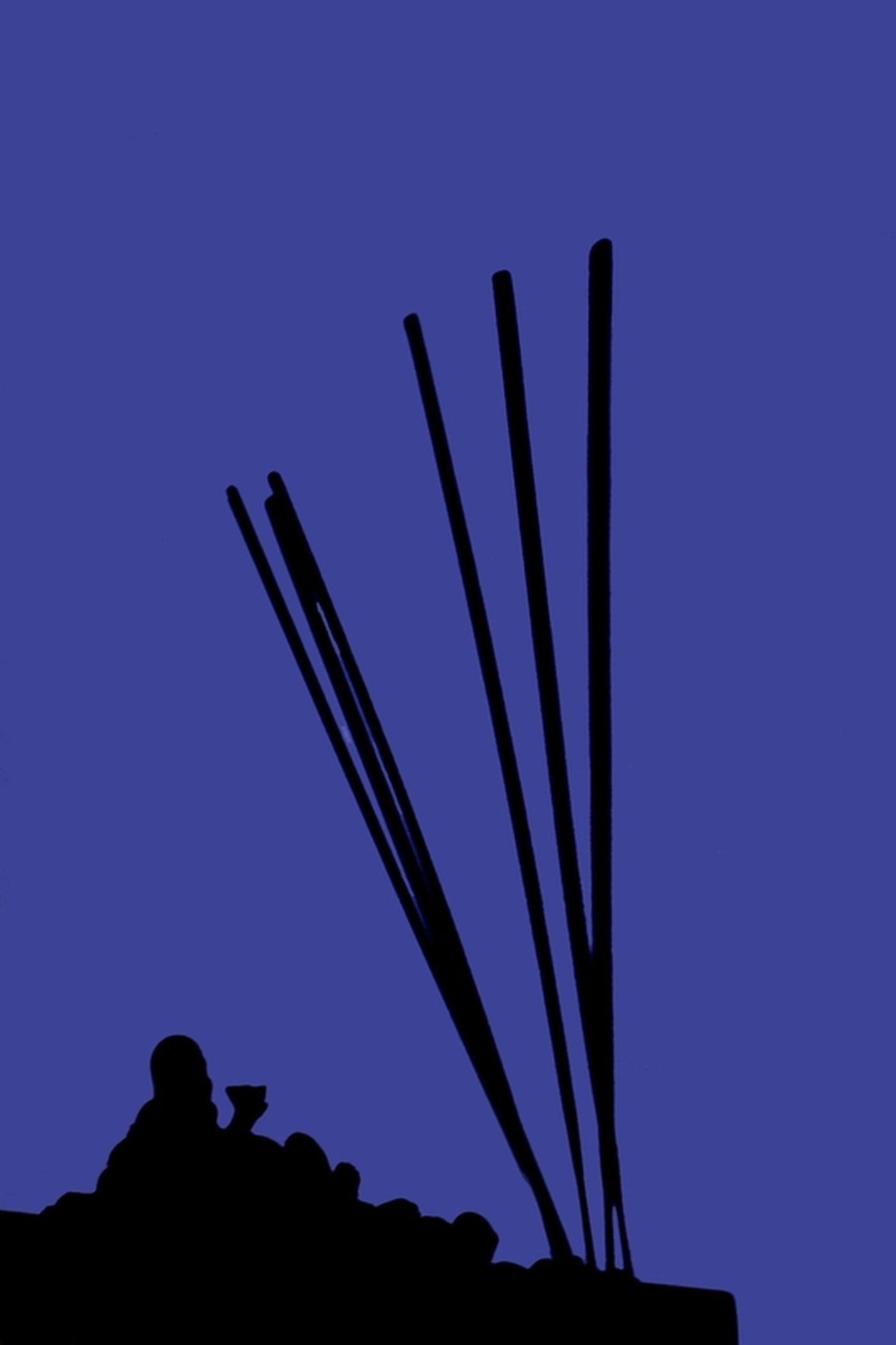 Bouddha encensé