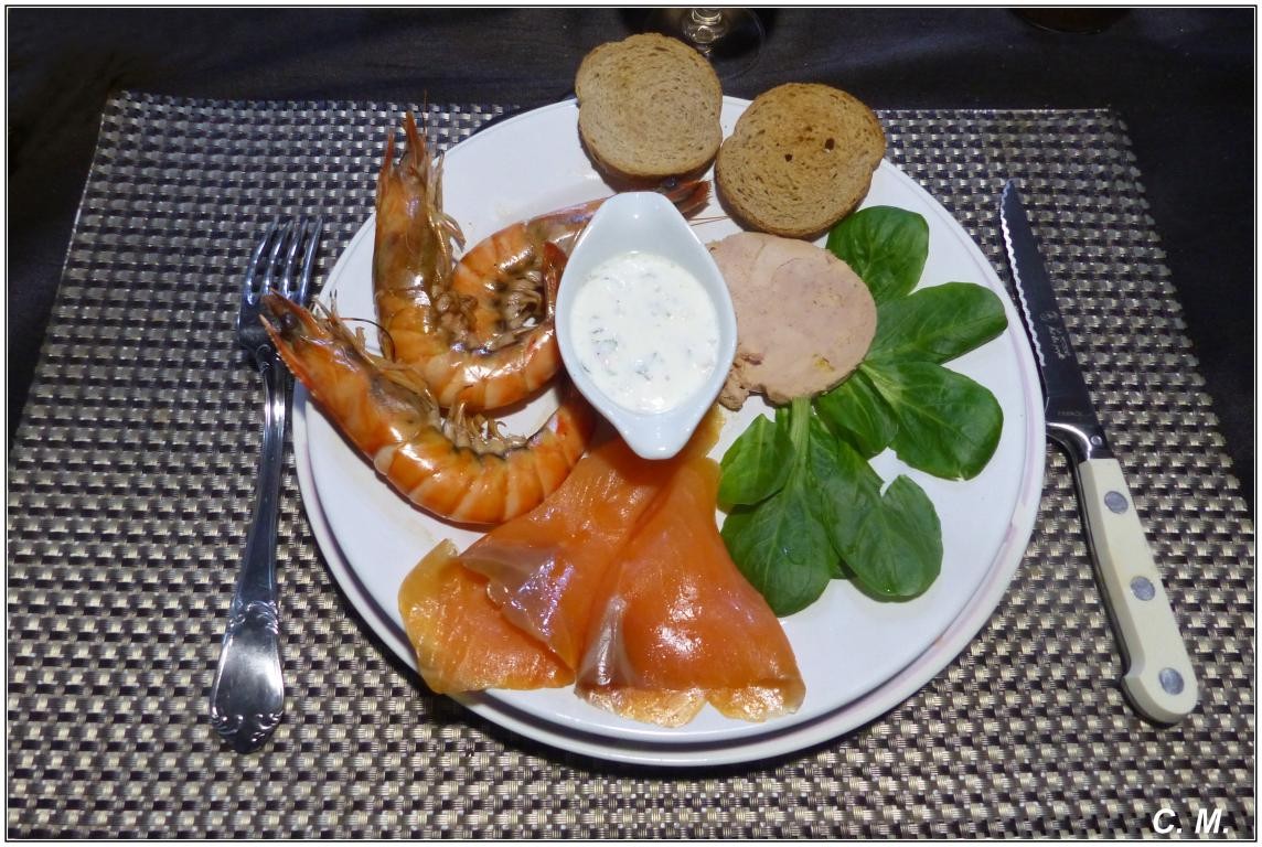 Hors d' oeuvre regard gourmand