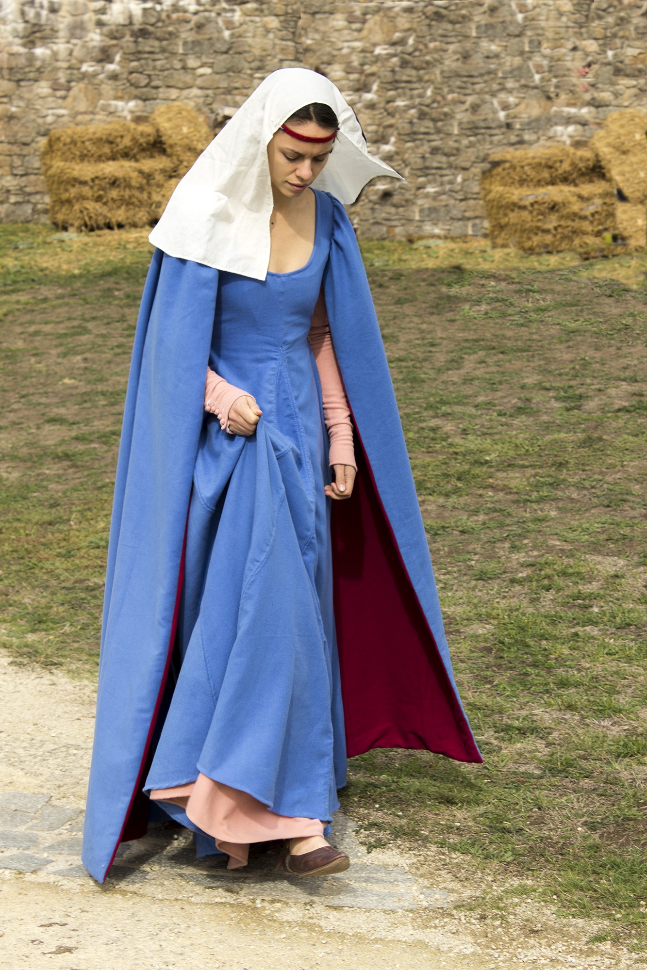 La dame en bleu