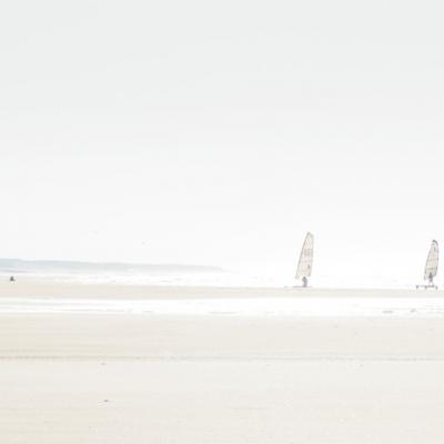 Plage hivernale