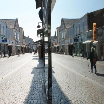 Vitrines rue piétonne